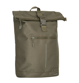 New Rebels New Rebels Valor New York olijfgroen 21L Rugzak Rolltop Waterafstotend Laptop 15,6 inch