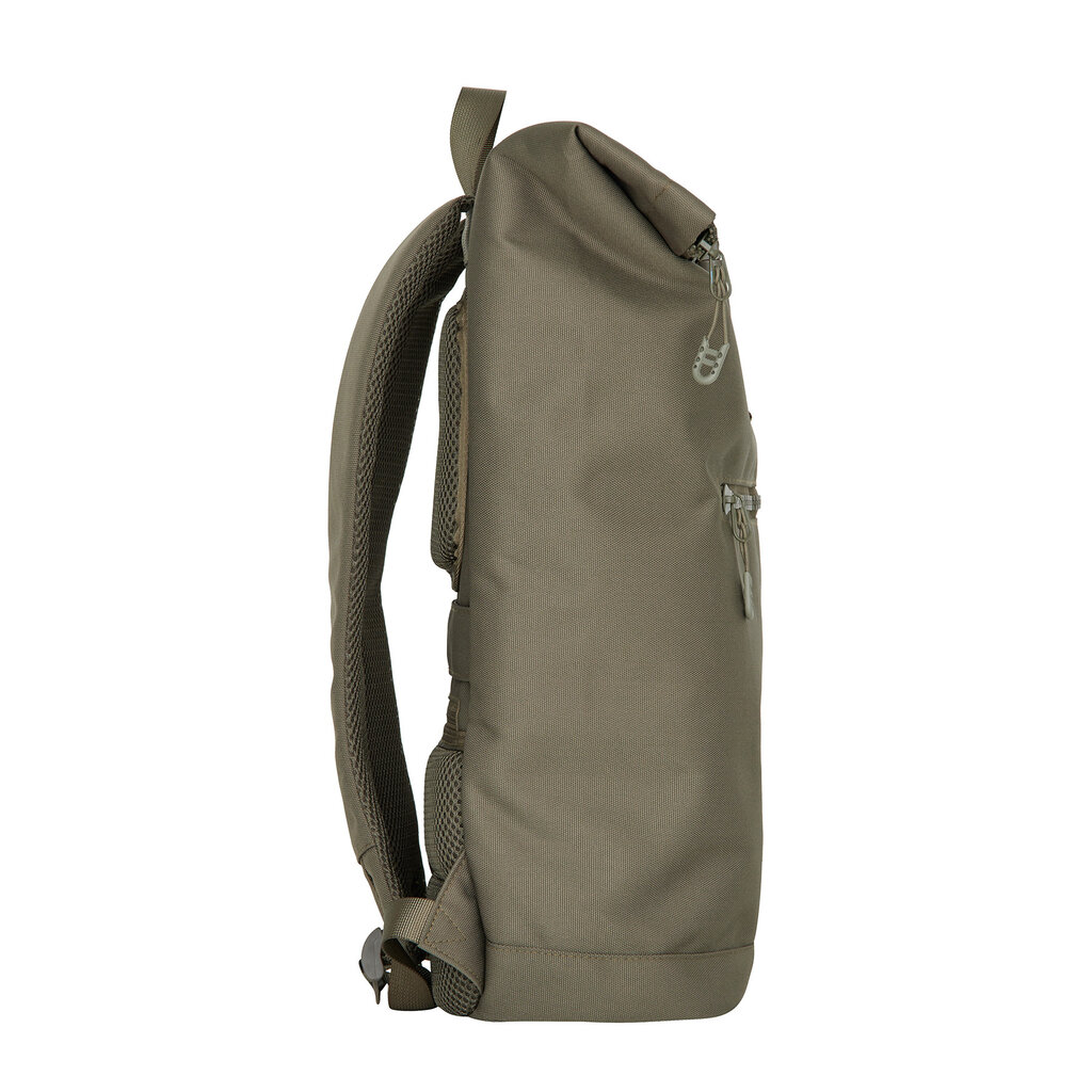 New Rebels New Rebels Valor New York olivgrün 21L Rucksack Rolltop Wasserabweisend Laptop 15,6 Zoll