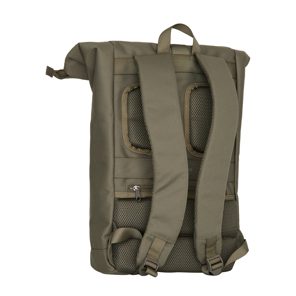 New Rebels New Rebels Valor New York olivgrün 21L Rucksack Rolltop Wasserabweisend Laptop 15,6 Zoll