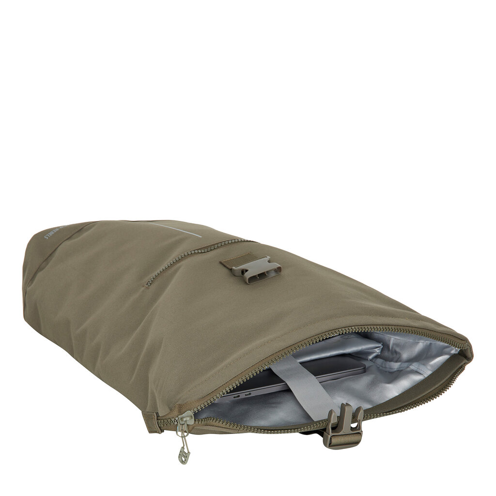 New Rebels New Rebels Valor New York olivgrün 21L Rucksack Rolltop Wasserabweisend Laptop 15,6 Zoll