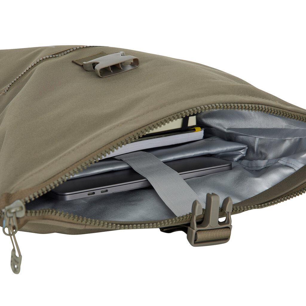 New Rebels New Rebels Valor New York olivgrün 21L Rucksack Rolltop Wasserabweisend Laptop 15,6 Zoll