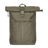 New Rebels New Rebels Valor New York olivgrün 21L Rucksack Rolltop Wasserabweisend Laptop 15,6 Zoll