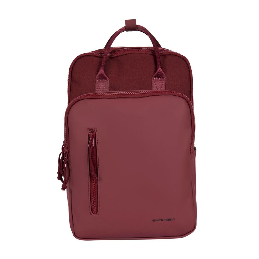 New Rebels New Rebels Bruce Milwaukee Burgundy 18L Rucksack Wasserabweisend Laptop 15.6"
