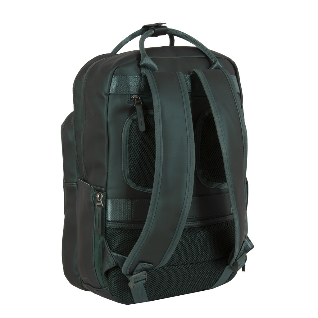 New Rebels William Milwaukee Metallic Green 18L Backpack Water Repellent Laptop 15.6"
