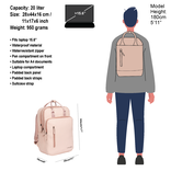 New Rebels New Rebels William Milwaukee Oudroze 18L Rugzak Waterafstotend Laptop 15.6"