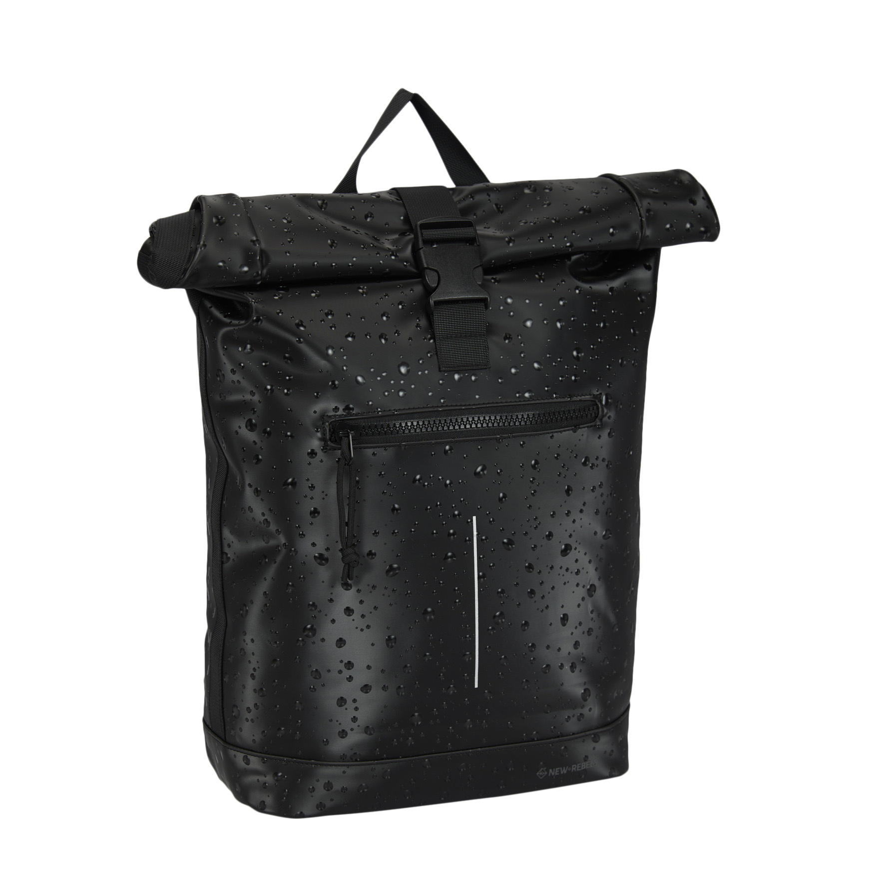 New Rebels New York Droplets Rolltop Rugzak - Waterafstotend - 21 Liter - Laptopvak
