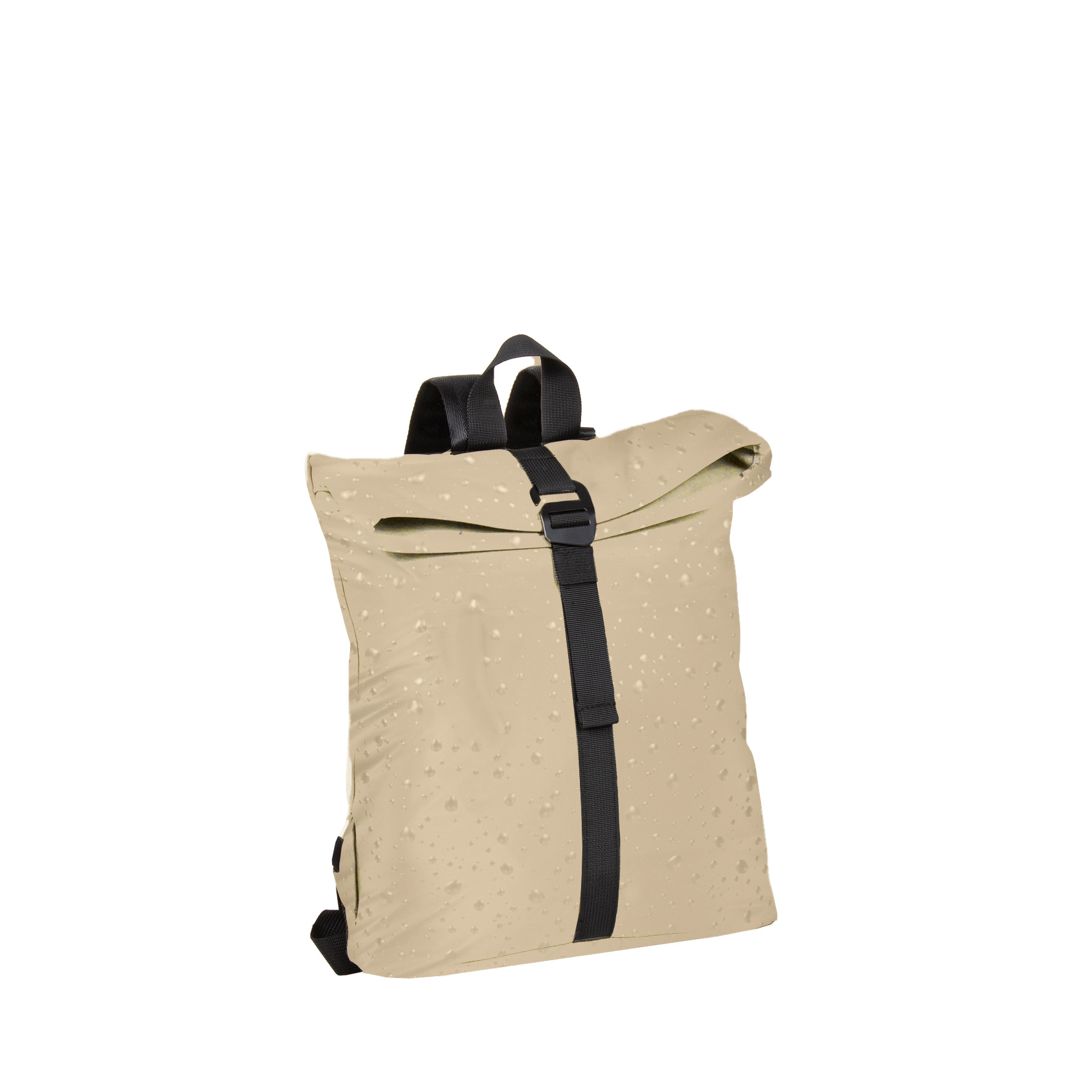 New Rebels Droplets Los Angeles Beige 7L Rolltop Rugzak Waterafstotend