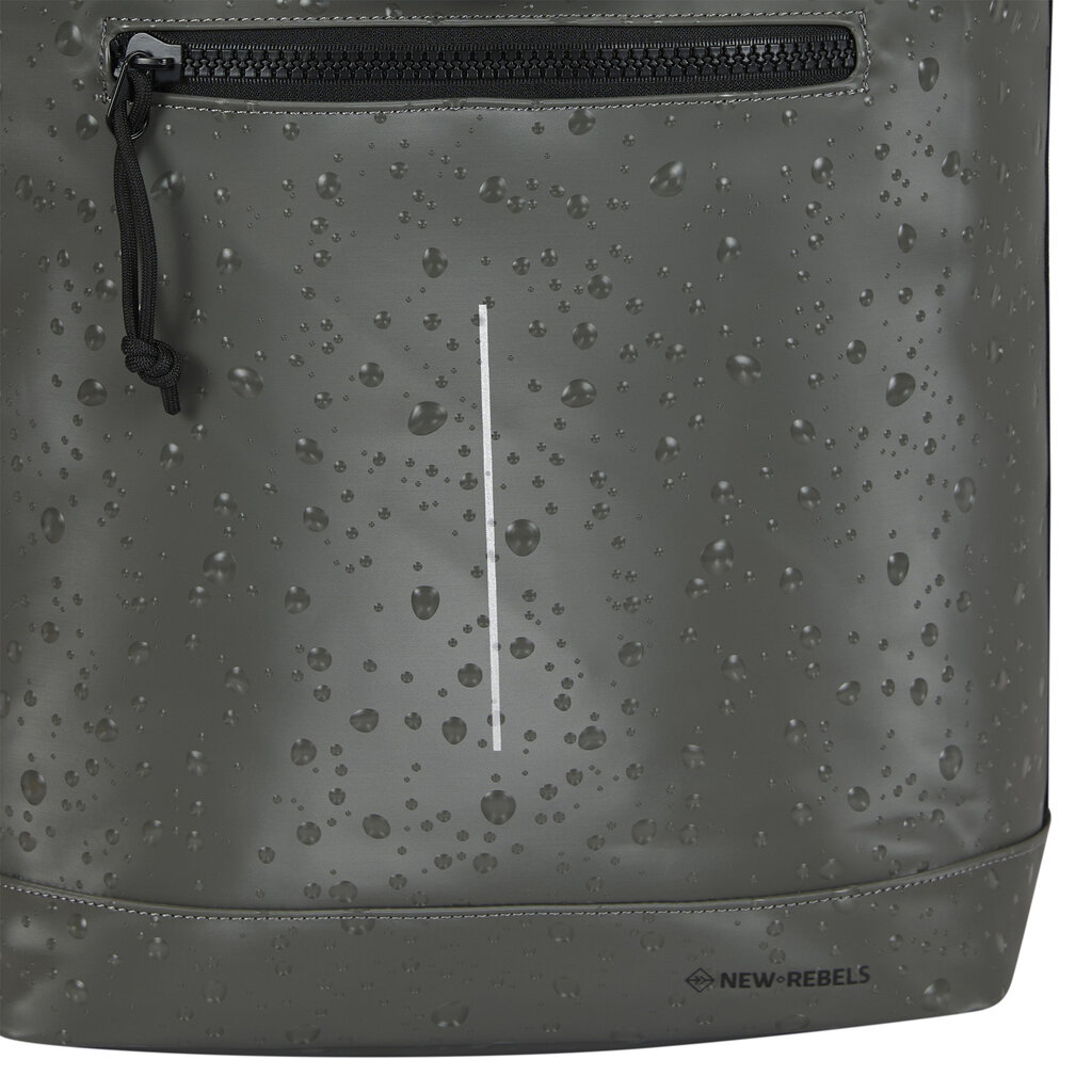 New Rebels New Rebels New York Droplets - New York Rolltop Rucksack 21L Antracite