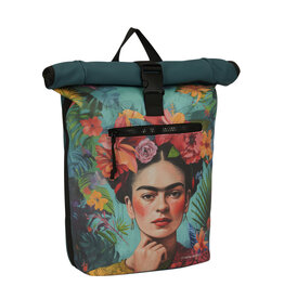 New Rebels New Rebels Mart Art New York Flowerhead 21L Rugtas Rolltop Waterafstotend Laptop 15.6"