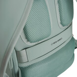 New Rebels New Rebels Harper Miami Rugzak 9L Waterafstotende Laptop Rugtas 13 inch Schooltas en Werktas van PU Comfortabel Salie Green