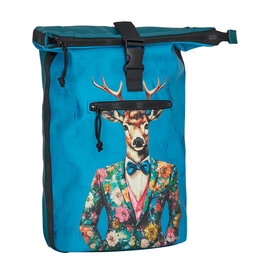New Rebels Mart Art - New York Dressed Deer Rolltop Backpack 16L