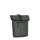 New Rebels New Rebels Mart New York Nachtgroen 21L Rugtas Rolltop Waterafstotend Laptop 15.6"