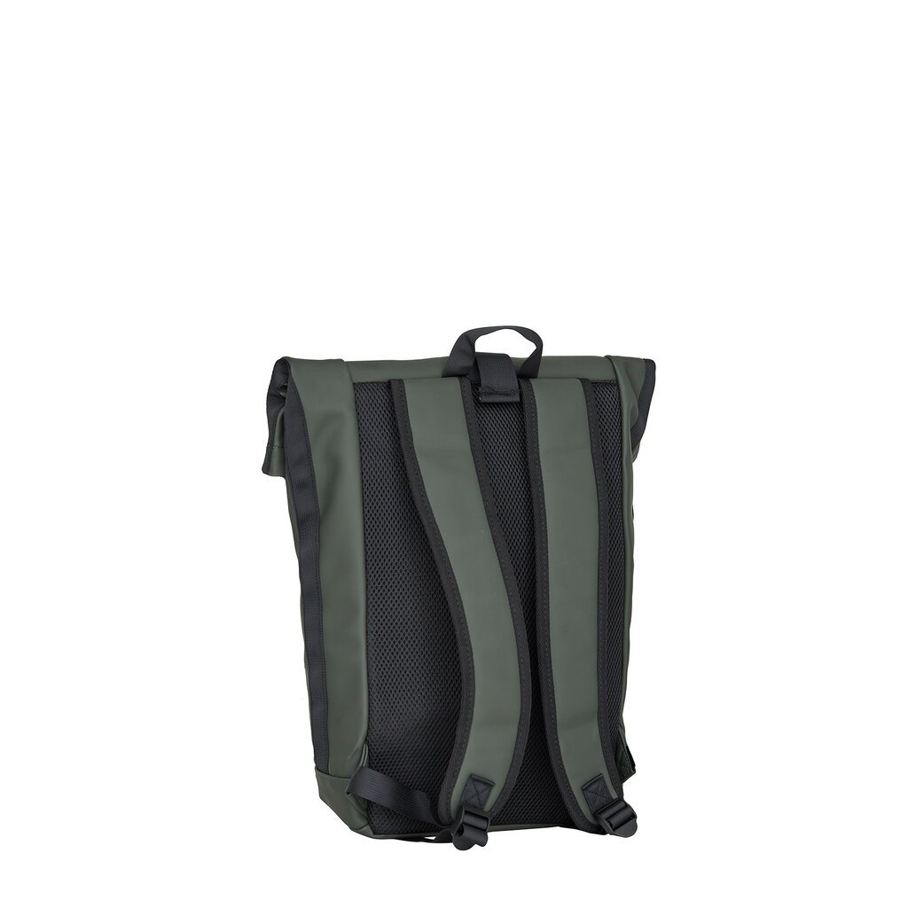 New Rebels New Rebels Mart New York Nachtgroen 21L Rugtas Rolltop Waterafstotend Laptop 15.6"