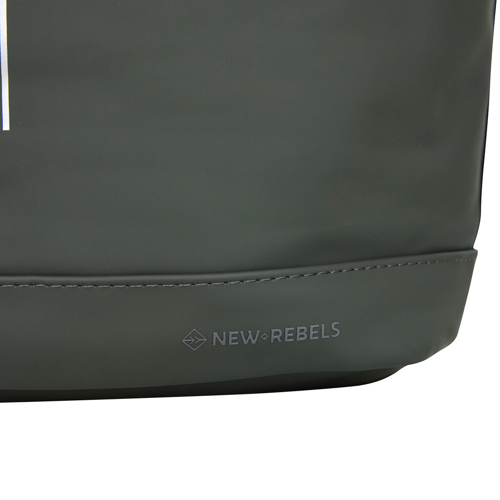 New Rebels New Rebels Mart New York Night Dark Green 21L Backpack Rolltop Water Repellent Laptop 15.6"