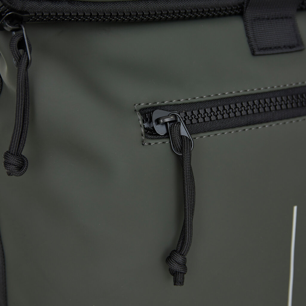 New Rebels New Rebels Mart New York Night Dark Green 21L Backpack Rolltop Water Repellent Laptop 15.6"