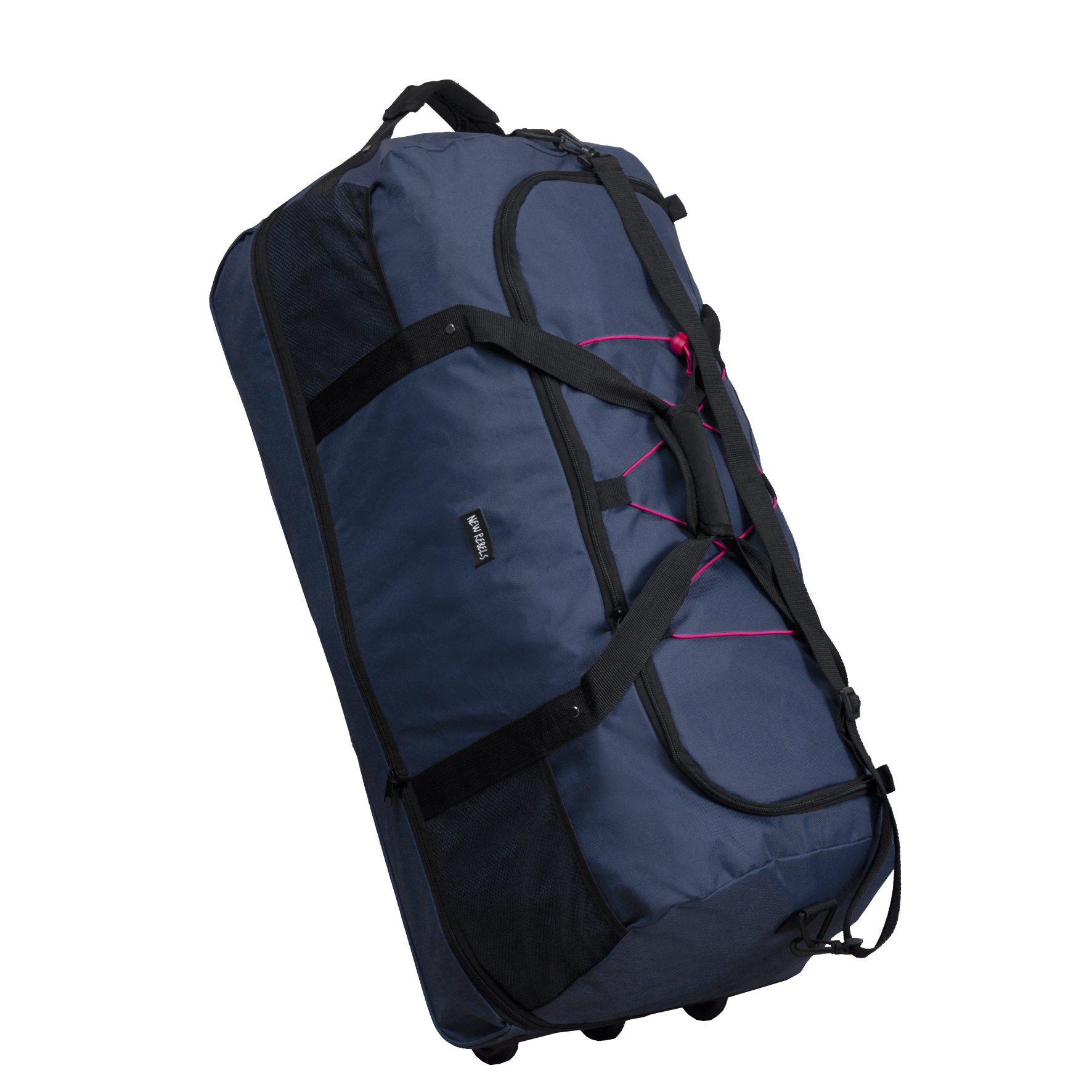 New Rebels Airmont Newark Navy 110L Rollable Trolley Weekendtas Waterafstotend