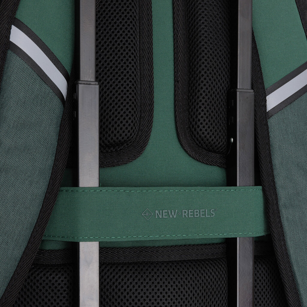 New Rebels Otis - Stanford Backpack 20L - Duotone - durable water-repellent polyester - 15.6" laptop - Dark Green