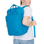 New Rebels New Rebels Bruce Milwaukee 18L Laptoptas Werktas Schooltas 15,6 ''  Turquoise