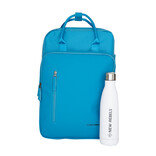 New Rebels New Rebels Bruce Milwaukee 18L Laptoptas Werktas Schooltas 15,6 ''  Turquoise