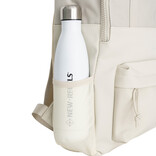 New Rebels New Rebels Bruce Chicago Beige 17L Backpack Water Repellent Laptop 14"