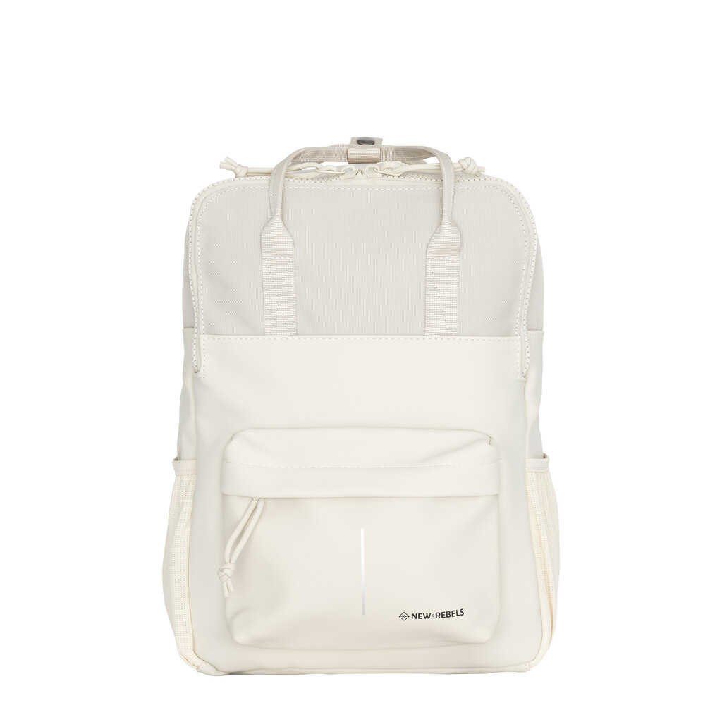 New Rebels New Rebels Bruce Chicago Beige 17L Backpack Water Repellent Laptop 14"