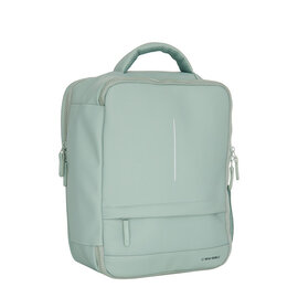 New Rebels Jessi Easton Underseater Rugzak 17L Waterafstotend PU Handbagage 40x30x20 Airline Tas 15.6 inch Laptopvak Saliegroen