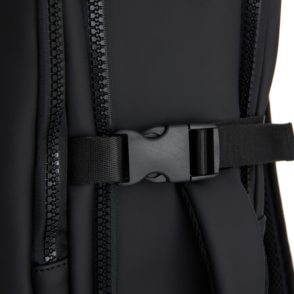 New Rebels New Rebels Jessi Easton Underseater Backpack 17L Water Repellent PU Carry On 40x30x20 Airline Bag 15.6 Inch Laptop Compartment Black
