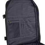 New Rebels New Rebels Jessi Easton Underseater Rugzak 17L Waterafstotend PU Handbagage 40x30x20 Airline Tas 15.6 inch Laptopvak Zwart
