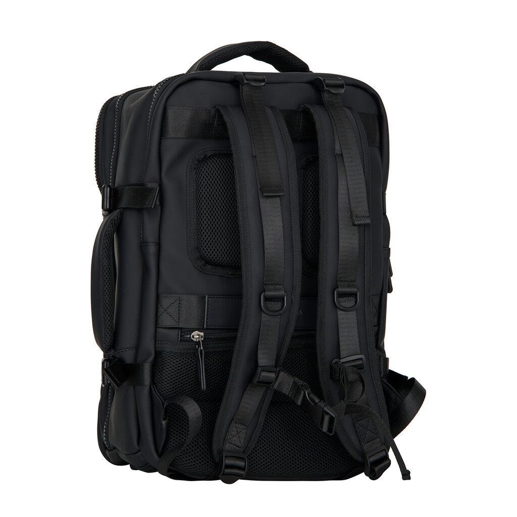 New Rebels New Rebels Jessi Easton Underseater Rucksack 17L Wasserabweisend PU Handgepäck 40x30x20 Airline Tasche 15,6 Zoll Laptopfach Schwarz