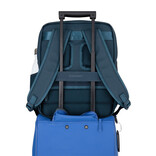 New Rebels New Rebels Jessi Easton Underseater Rucksack 17L Wasserabweisend PU Handgepäck 40x30x20 Airline Tasche 15,6 Zoll Laptopfach Navy