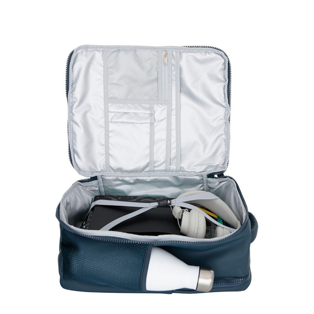 New Rebels New Rebels Jessi Easton Underseater Rucksack 17L Wasserabweisend PU Handgepäck 40x30x20 Airline Tasche 15,6 Zoll Laptopfach Navy