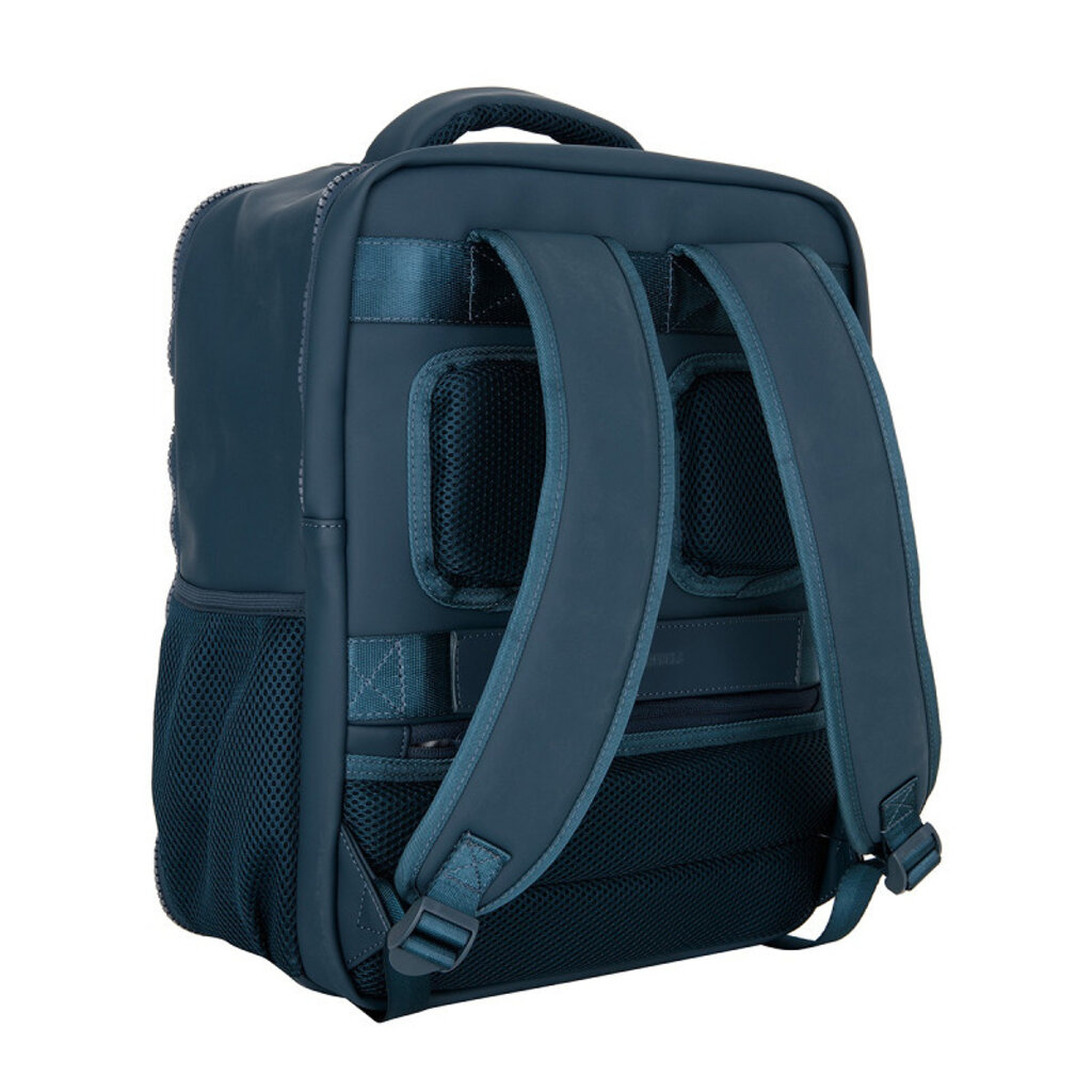 New Rebels New Rebels Jessi Easton Underseater Rugzak 17L Waterafstotend PU Handbagage 40x30x20 Airline Tas 15.6 inch Laptopvak Navy