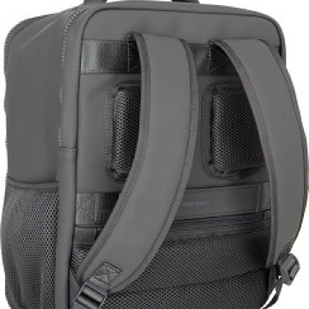 New Rebels New Rebels Jessi Easton Underseater Rugzak 17L Waterafstotend PU Handbagage 40x30x20 Airline Tas 15.6 inch Laptopvak Antraciet