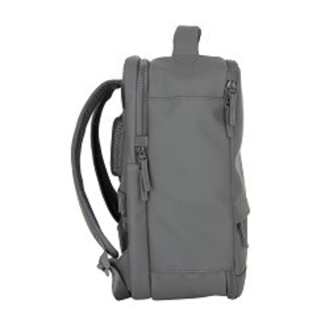 New Rebels New Rebels Jessi Easton Underseater Rucksack 17L Wasserabweisend PU Handgepäck 40x30x20 Airline Tasche 15,6 Zoll Laptopfach Anthrazit