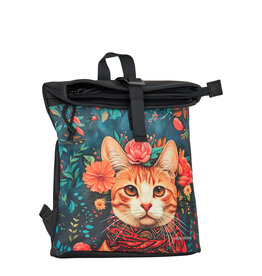 New Rebels Mart Art Los Angeles Catface Rolltop Backpack Mini