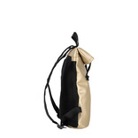 New Rebels New Rebels Mart Los Angeles Metallic Goud Mini 7L Rolltop Rugzak Waterafstotend