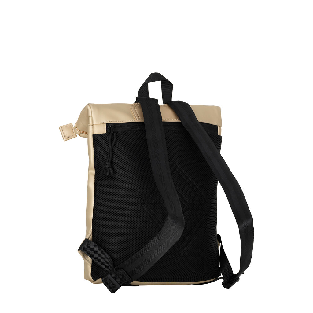 New Rebels New Rebels Mart Los Angeles Metallic Goud Mini 7L Rolltop Rugzak Waterafstotend