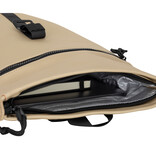 New Rebels New Rebels Mart Los Angeles Metallic Goud Mini 7L Rolltop Rugzak Waterafstotend