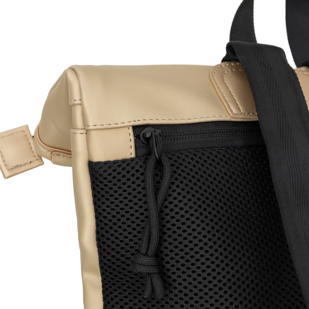 New Rebels New Rebels Mart Los Angeles Metallic Goud Mini 7L Rolltop Rugzak Waterafstotend