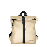 New Rebels New Rebels Mart Los Angeles Metallic Goud Mini 7L Rolltop Rugzak Waterafstotend