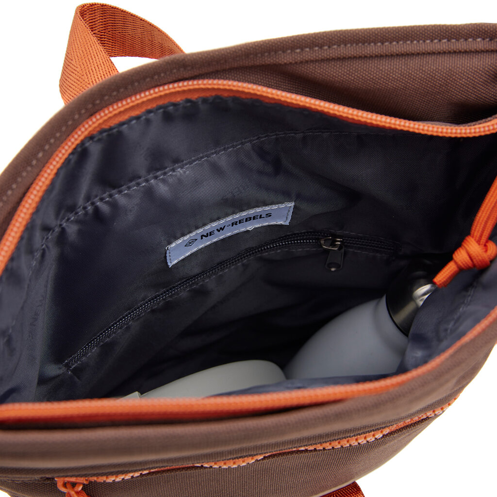 New Rebels New Rebels Ferron Los Angeles Coffee 7L Rolltop Rugzak Water Repellent