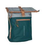 New Rebels New Rebels Ferron New York Rolltop Backpack 16L Petrol