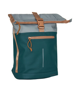 New Rebels New rebels Ferron New York Rolltop Rugzak 16L Petrol