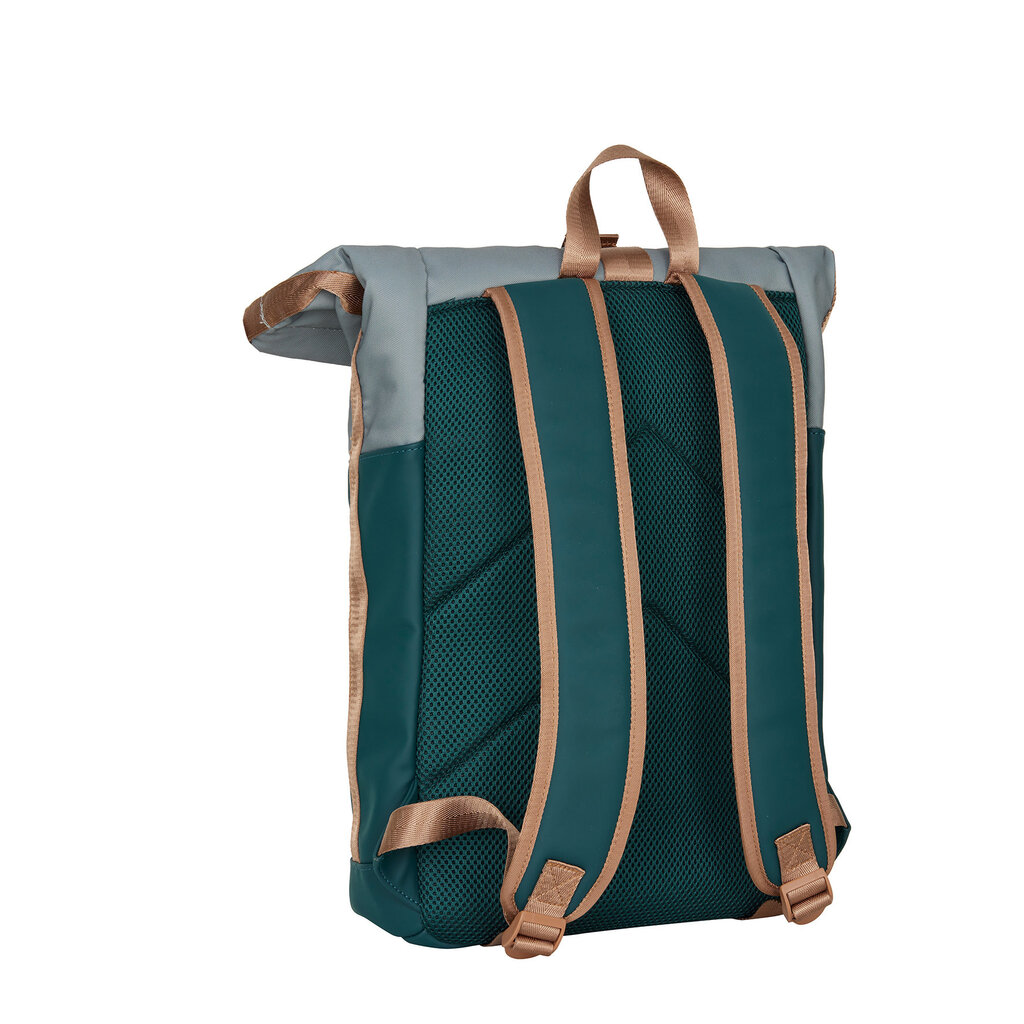 New Rebels New rebels Ferron New York Rolltop Rugzak 16L Petrol