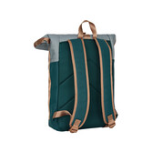 New Rebels New Rebels Ferron New York Rolltop Rucksack 16L Petrol