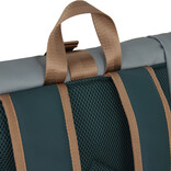 New Rebels New Rebels Ferron New York Rolltop Rucksack 16L Petrol