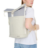 New Rebels New Rebels Ferron New York Rolltop Backpack 16L Beige