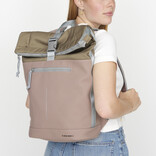 New Rebels New Rebels Ferron New York Rolltop Backpack 16L – Rolltop Work Backpack / School Laptop Bag Oud Roze