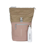 New Rebels New Rebels Ferron New York Rolltop Rugzak 16L Oud Roze