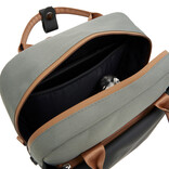 New Rebels New Rebels Ferron Miami Rugzak 9L Waterafstotende Laptop Rugtas 13 inch Schooltas en Werktas van PU Nylon Comfortabel Antracite